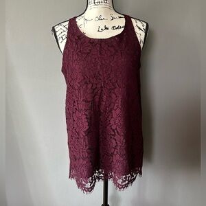 Chaser Lace Tank NWOT